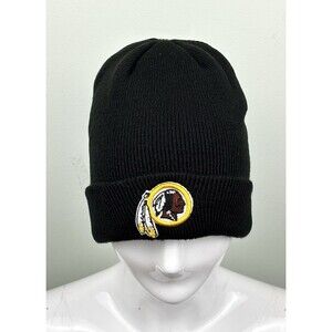 Washington Redskins Football Team '47 Logo NFL Black Cuffed Knit Beanie Hat OSFA